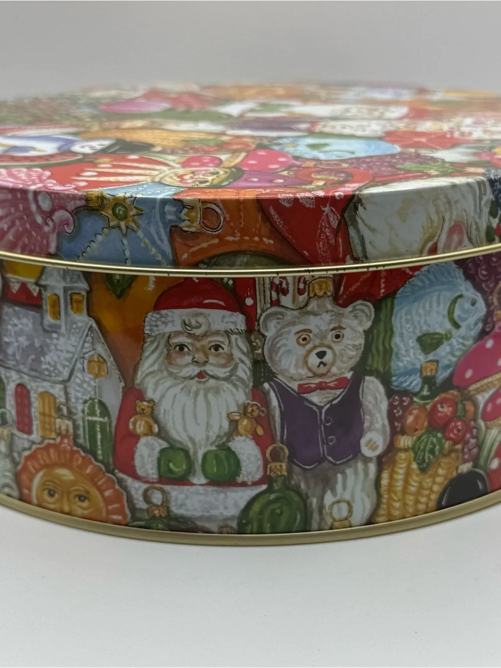 Holiday Keepsake Tin - Festive Multicolor